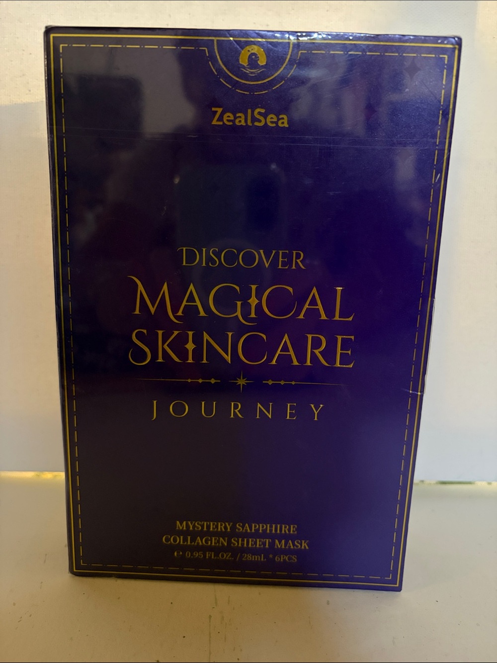 Discover Magical Skincare Journey - Mystery Sapphire Collagen Sheet Mask (Blue)
